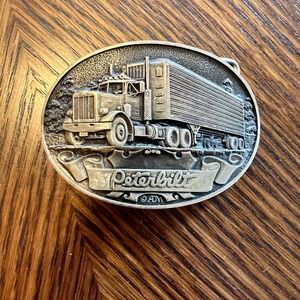 Rare Vintage Peterbuilt Trucking Belt Buckle